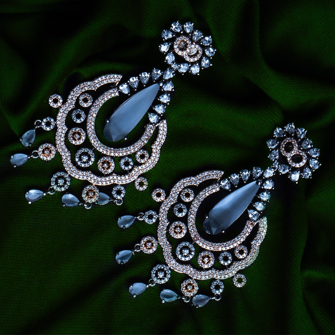 Arabian Princess Dangler Earrings Close Up | Indian Jewellery | Saajo