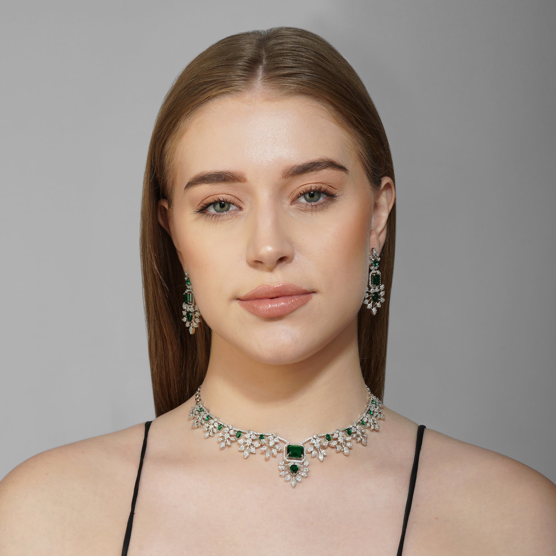 Enchanted Forest Leaf Necklace Styled Look | Indian Jewellery | Saajo