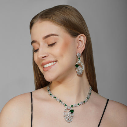 Foliage Fantasy Fusion Necklace Set Styled Look | Indian Jewellery | Saajo