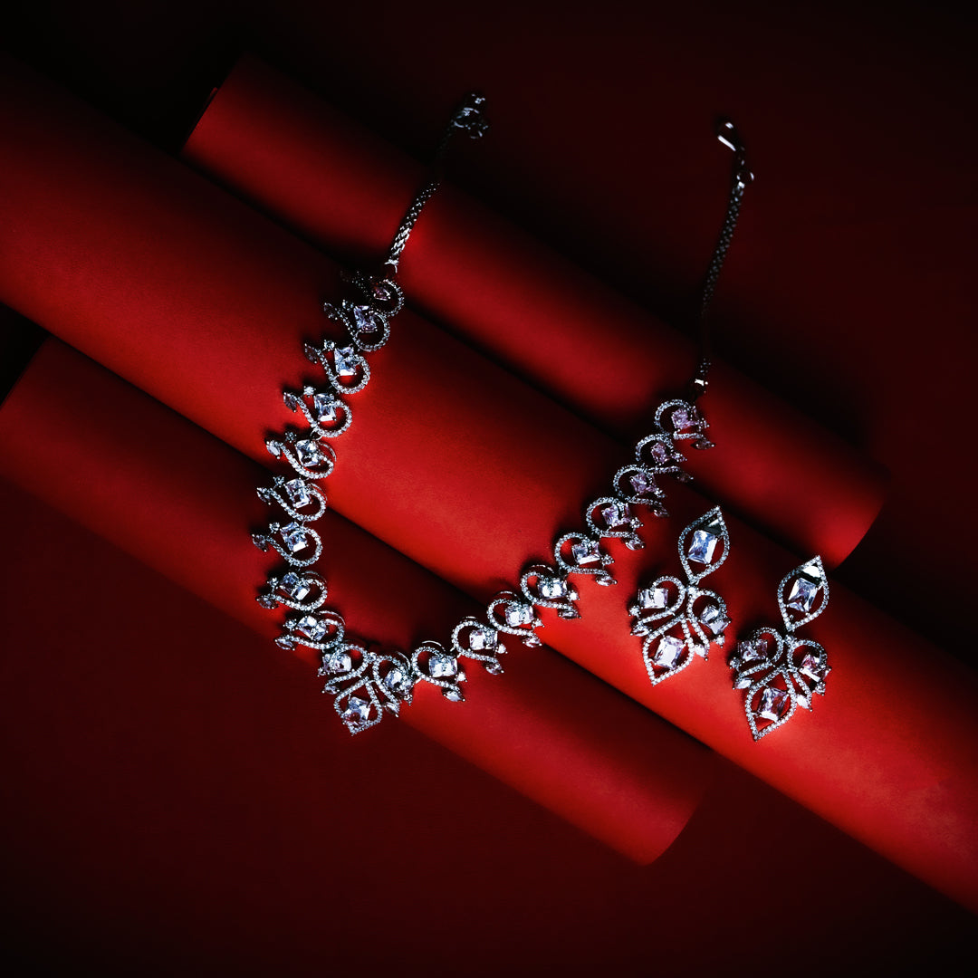 Ethereal Wanderlust Necklace Set | Premium Indian Jewellery | Saajo
