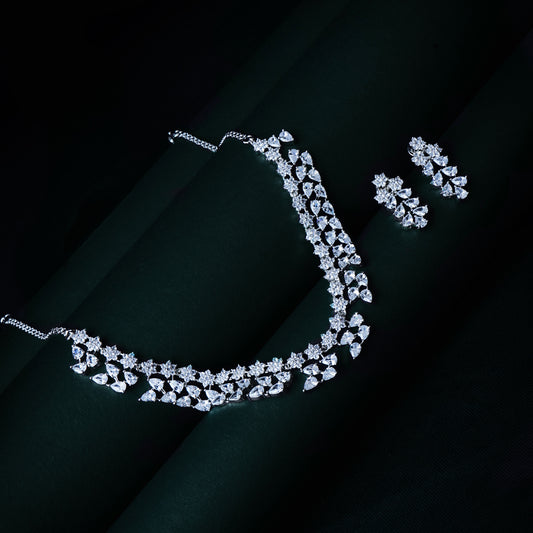 Sweet Serenity Choker Necklace Set | Premium Indian Jewellery | Saajo