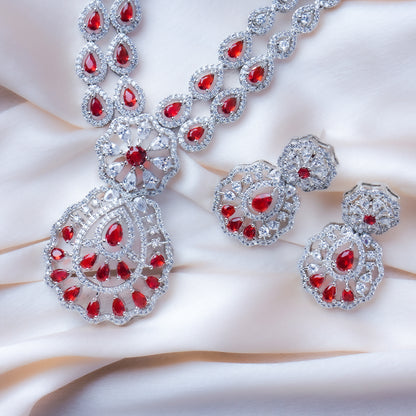 Twinkling Petals Necklace Set Styled Look | Indian Jewellery | Saajo