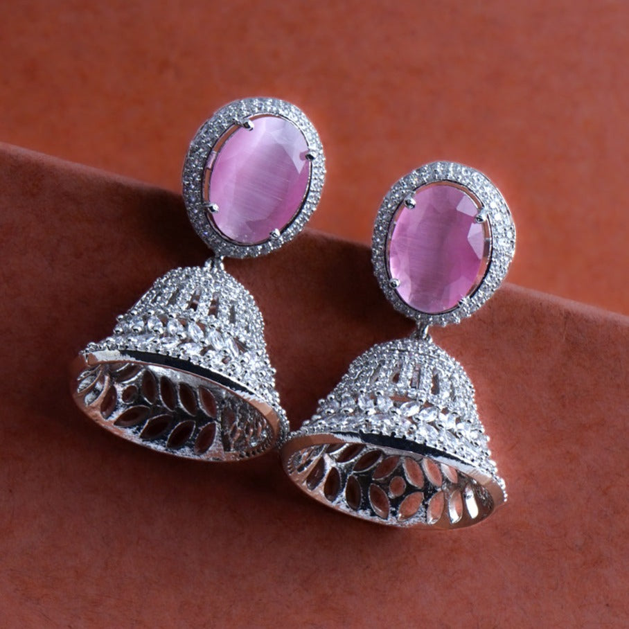 Fearless Feminine Bubblegum Jhumka Earrings Styled Look | Indian Jewellery | Saajo