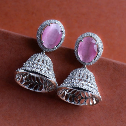 Fearless Feminine Bubblegum Jhumka Earrings Styled Look | Indian Jewellery | Saajo